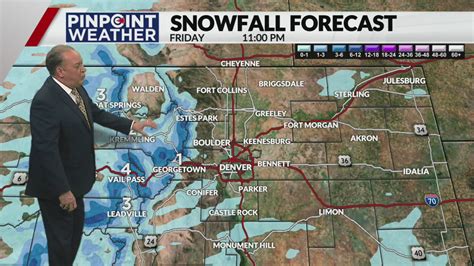 Denver weather: Light snow chances on Friday